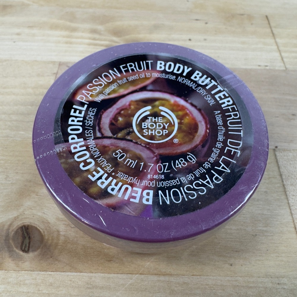 Vintage The Body Shop Passion Fruit Body Butter 1.7oz 50ml Sealed 2005 Rare